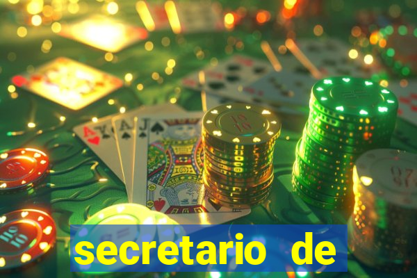 secretario de esporte salario